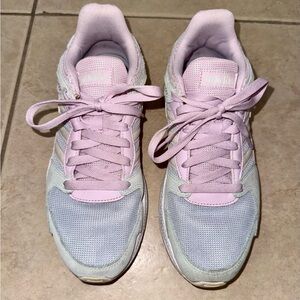Adidas Cloudfoam Pastel Purple, Blue, Green, Beige Sneakers